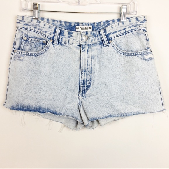short en jean pull and bear 